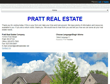 Tablet Screenshot of prattrealestate.net
